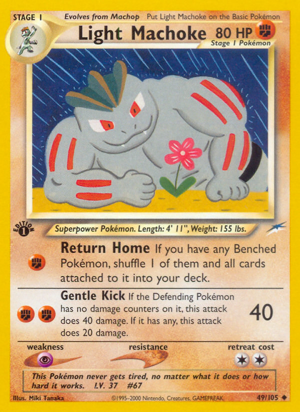 Light Machoke (49/105) [Neo Destiny 1st Edition] | Good Games Cannington