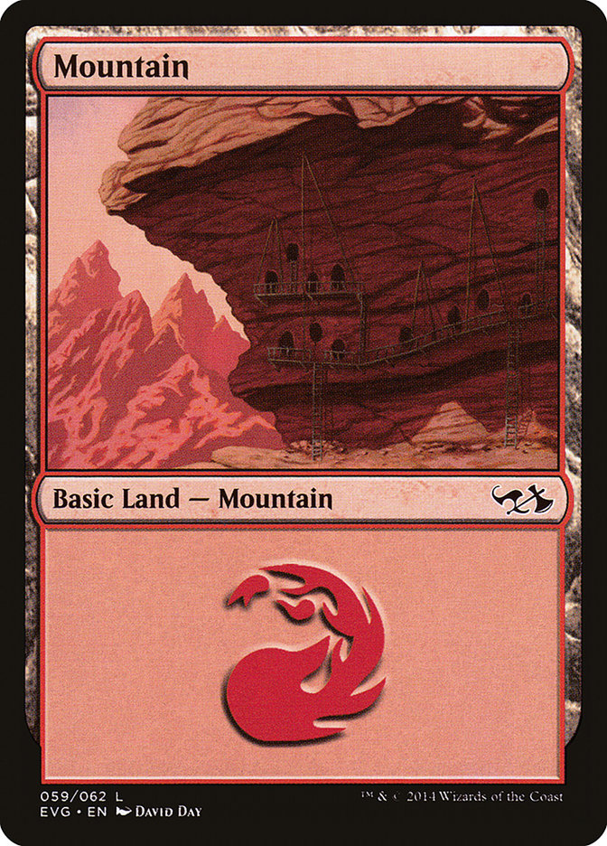 Mountain (59) (Elves vs. Goblins) [Duel Decks Anthology] | Good Games Cannington