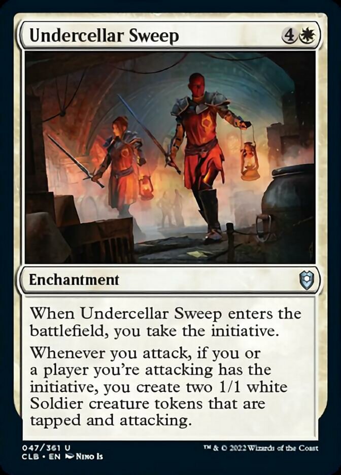 Undercellar Sweep [Commander Legends: Battle for Baldur's Gate] | Good Games Cannington