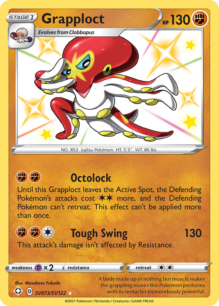 Grapploct (SV073/SV122) [Sword & Shield: Shining Fates] | Good Games Cannington