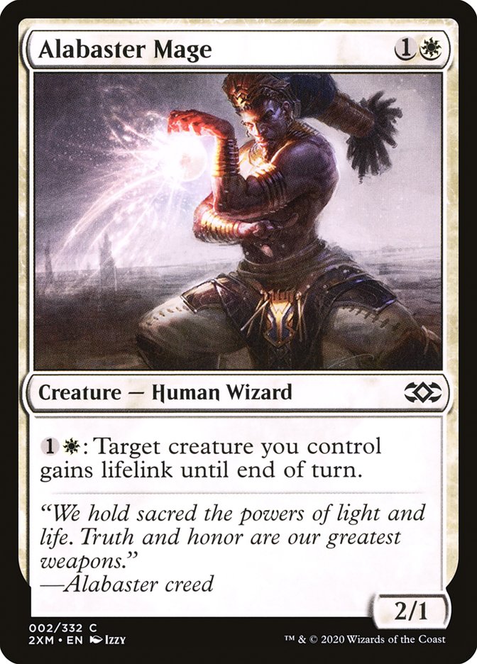 Alabaster Mage [Double Masters] | Good Games Cannington