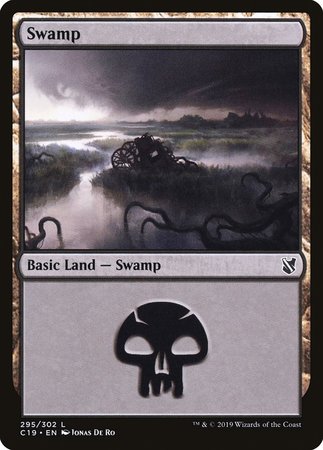 Swamp (295) [Commander 2019] | Good Games Cannington