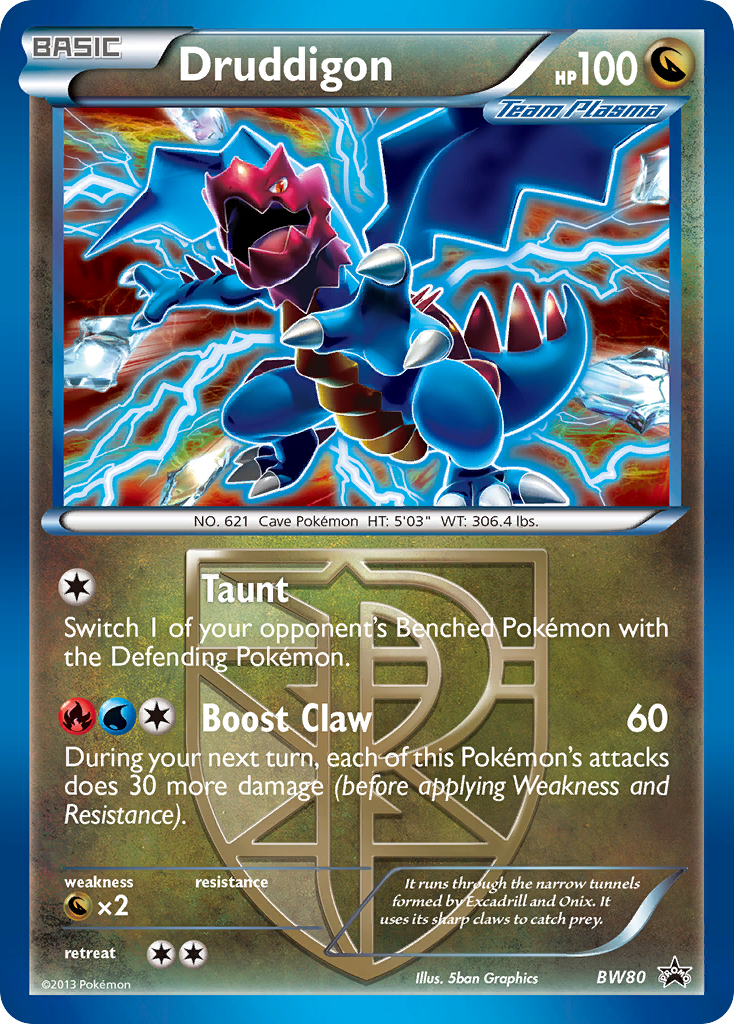 Druddigon (BW80) [Black & White: Black Star Promos] | Good Games Cannington