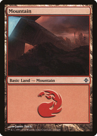 Mountain (244) [Rise of the Eldrazi] | Good Games Cannington