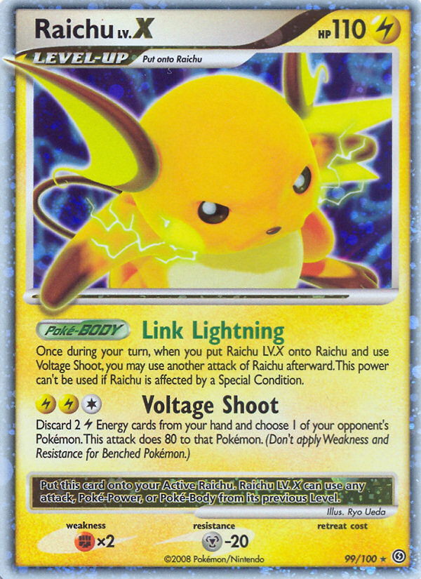 Raichu LV.X (99/100) [Diamond & Pearl: Stormfront] | Good Games Cannington