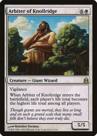Arbiter of Knollridge [Commander 2011] | Good Games Cannington