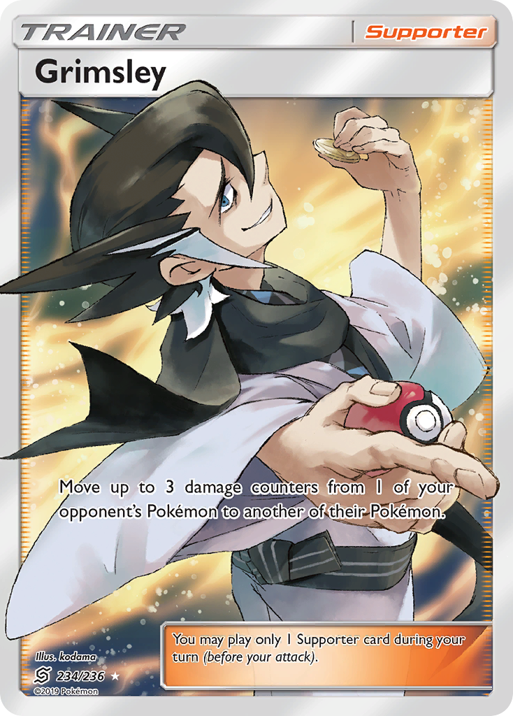 Grimsley (234/236) [Sun & Moon: Unified Minds] | Good Games Cannington