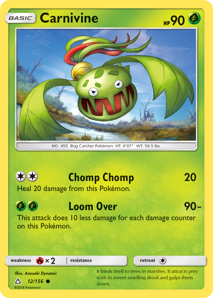 Carnivine (12/156) [Sun & Moon: Ultra Prism] | Good Games Cannington