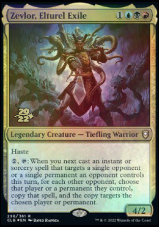 Zevlor, Elturel Exile [Commander Legends: Battle for Baldur's Gate Prerelease Promos] | Good Games Cannington