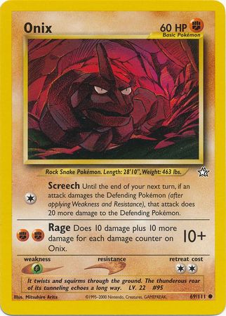 Onix (69/111) [Neo Genesis Unlimited] | Good Games Cannington