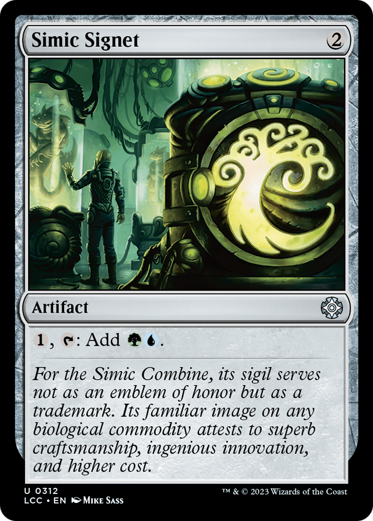 Simic Signet [The Lost Caverns of Ixalan Commander] | Good Games Cannington