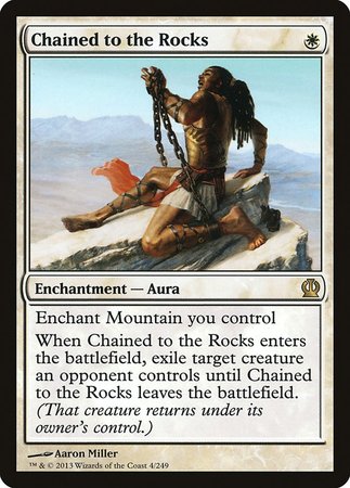 Chained to the Rocks [Theros] | Good Games Cannington