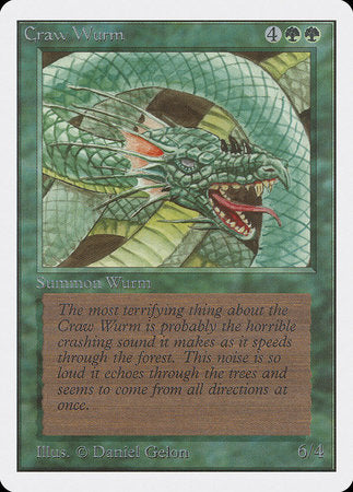 Craw Wurm [Unlimited Edition] | Good Games Cannington