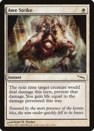 Awe Strike [Mirrodin] | Good Games Cannington