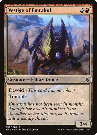 Vestige of Emrakul [Battle for Zendikar] | Good Games Cannington