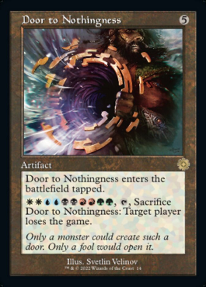 Door to Nothingness (Retro) [The Brothers' War Retro Artifacts] | Good Games Cannington