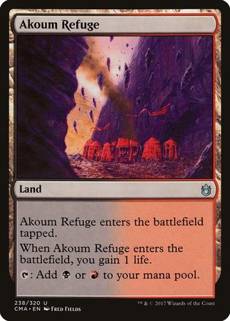 Akoum Refuge [Commander Anthology] | Good Games Cannington