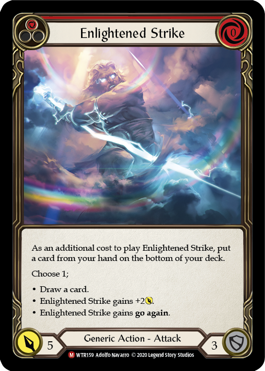 Enlightened Strike [U-WTR159] (Welcome to Rathe Unlimited)  Unlimited Normal | Good Games Cannington