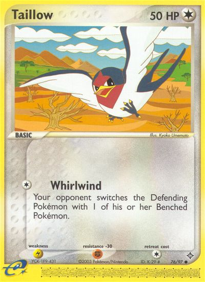Taillow (76/97) [EX: Dragon] | Good Games Cannington