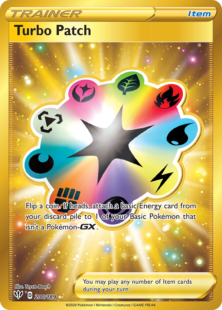 Turbo Patch (200/189) [Sword & Shield: Darkness Ablaze] | Good Games Cannington