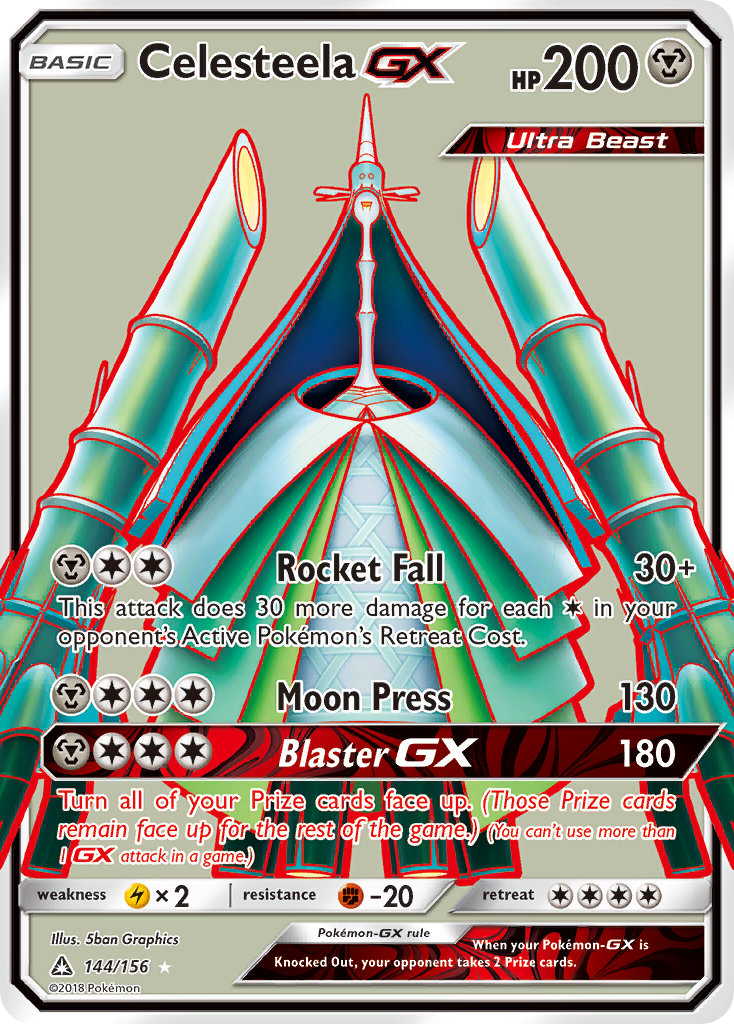 Celesteela GX (144/156) [Sun & Moon: Ultra Prism] | Good Games Cannington