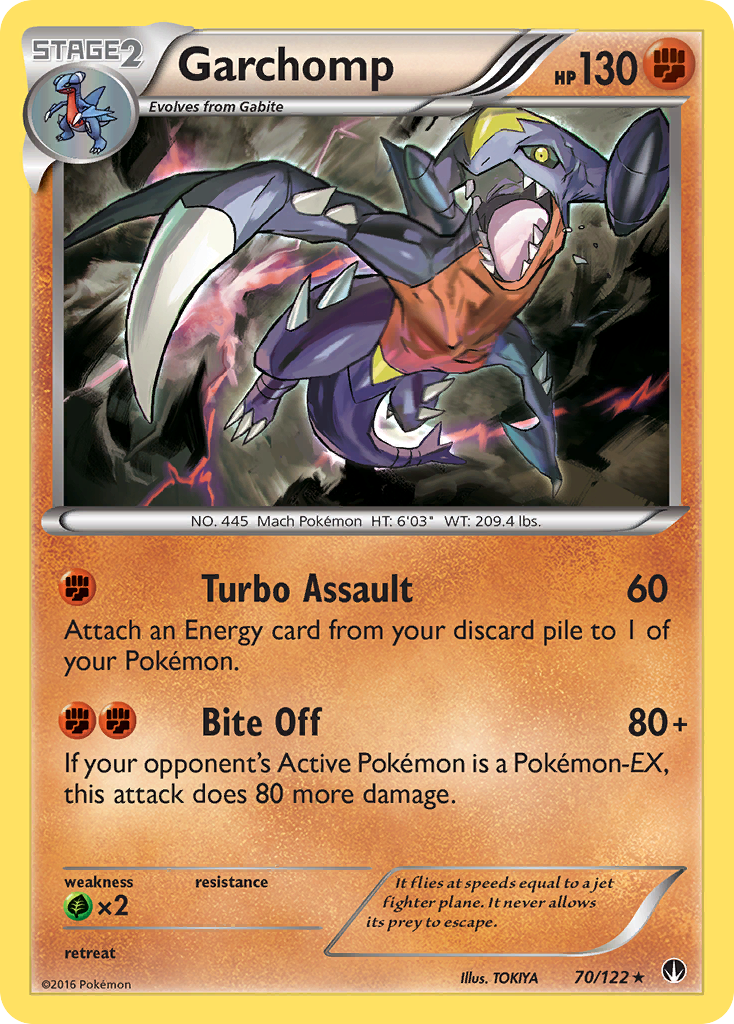 Garchomp (70/122) [XY: BREAKpoint] | Good Games Cannington