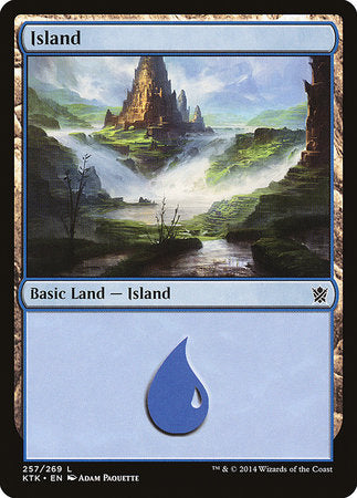 Island (257) [Khans of Tarkir] | Good Games Cannington