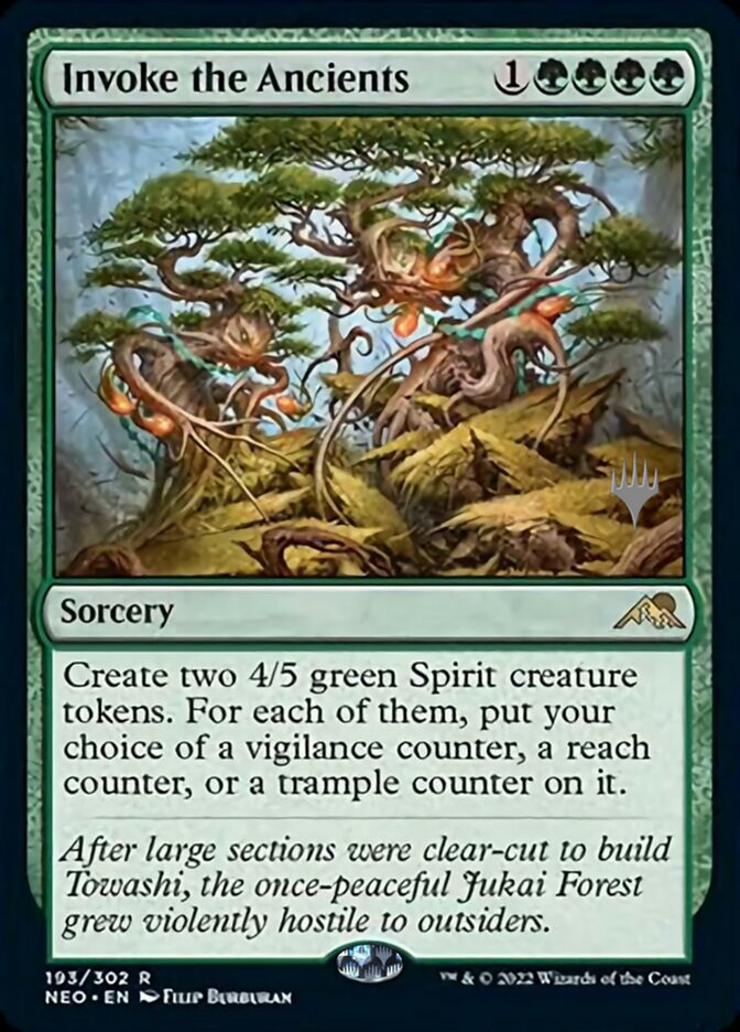 Invoke the Ancients (Promo Pack) [Kamigawa: Neon Dynasty Promos] | Good Games Cannington