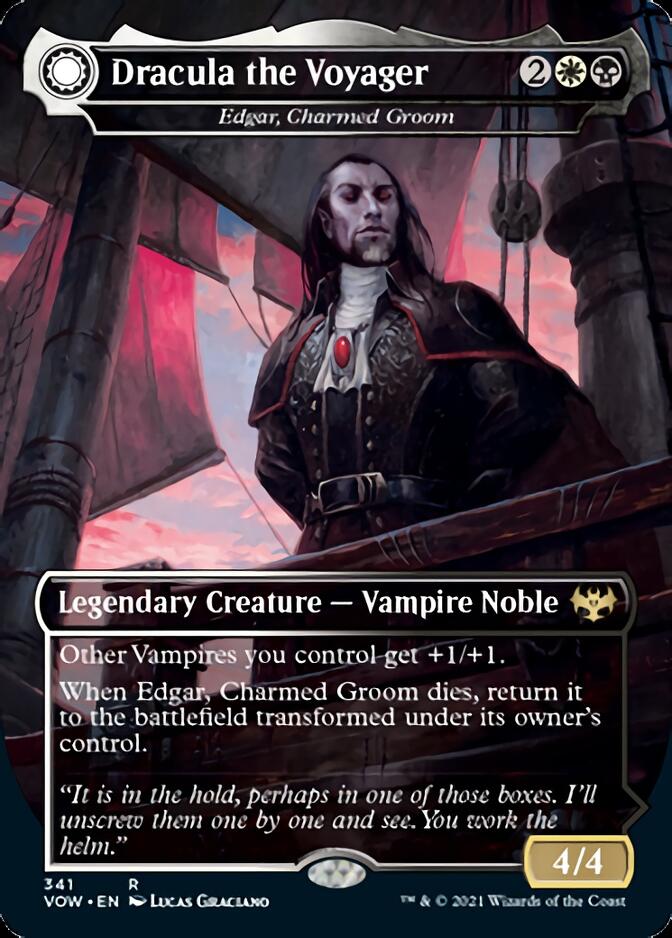 Edgar, Charmed Groom // Edgar Markov's Coffin - Dracula the Voyager // Casket of Native Earth [Innistrad: Crimson Vow] | Good Games Cannington