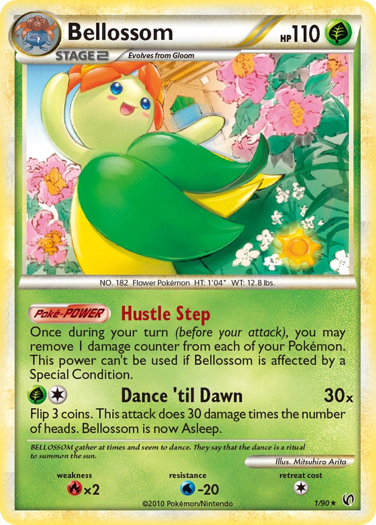 Bellossom (1/90) (Theme Deck Exclusive) [HeartGold & SoulSilver: Undaunted] | Good Games Cannington