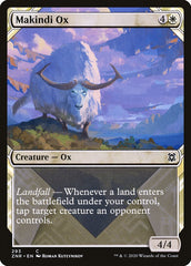 Makindi Ox (Showcase) [Zendikar Rising] | Good Games Cannington