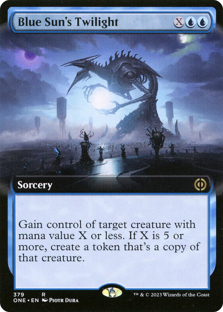 Blue Sun's Twilight (Extended Art) [Phyrexia: All Will Be One] | Good Games Cannington