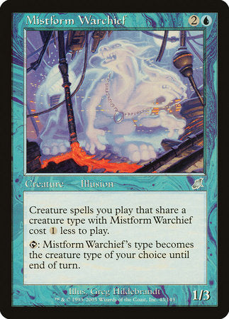 Mistform Warchief [Scourge] | Good Games Cannington