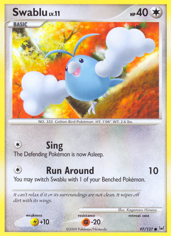 Swablu (97/127) [Platinum: Base Set] | Good Games Cannington
