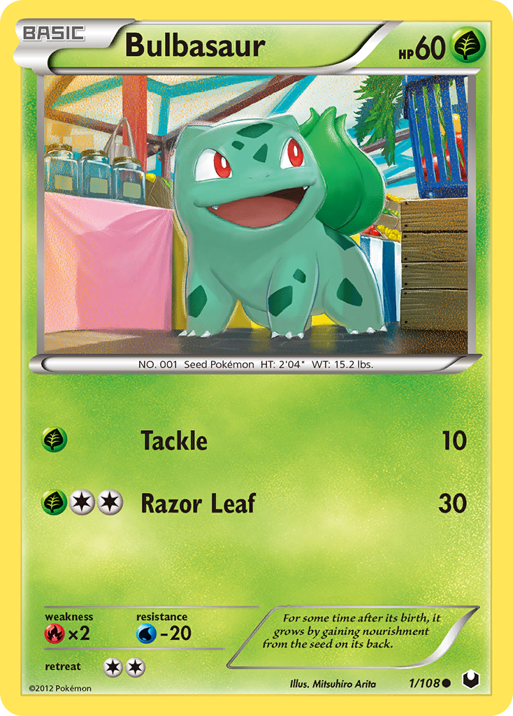 Bulbasaur (1/108) [Black & White: Dark Explorers] | Good Games Cannington