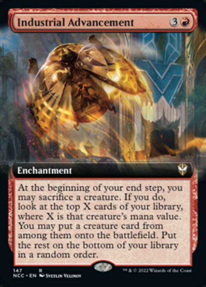 Industrial Advancement (Extended Art) [Streets of New Capenna Commander] | Good Games Cannington