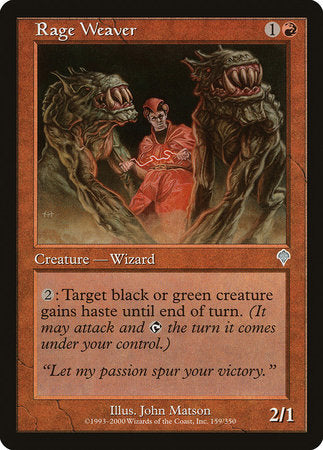 Rage Weaver [Invasion] | Good Games Cannington