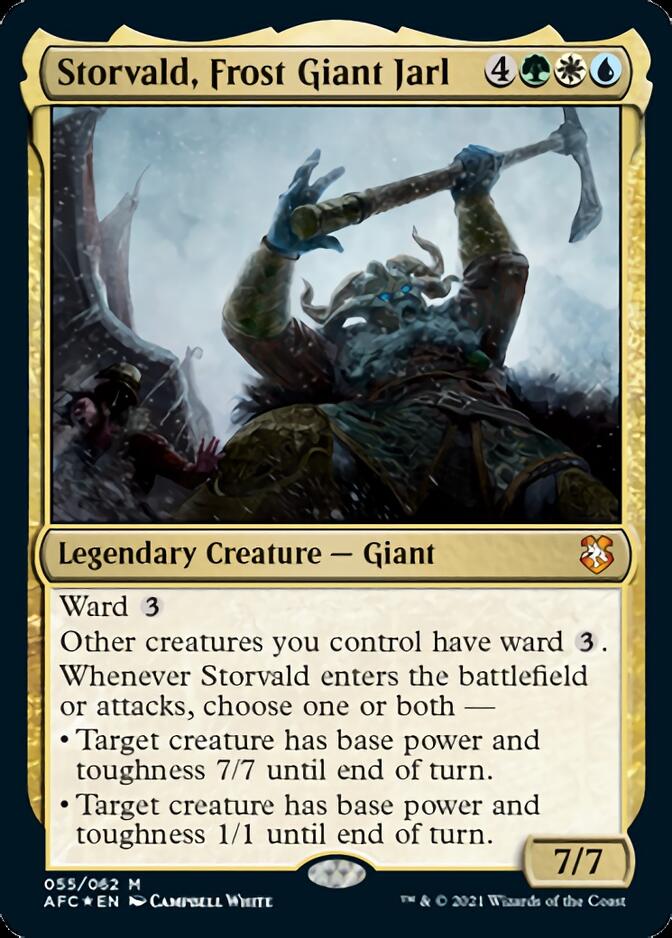 Storvald, Frost Giant Jarl [Dungeons & Dragons: Adventures in the Forgotten Realms Commander] | Good Games Cannington