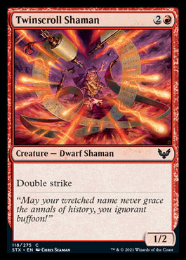 Twinscroll Shaman [Strixhaven: School of Mages] | Good Games Cannington