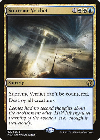 Supreme Verdict [Iconic Masters] | Good Games Cannington