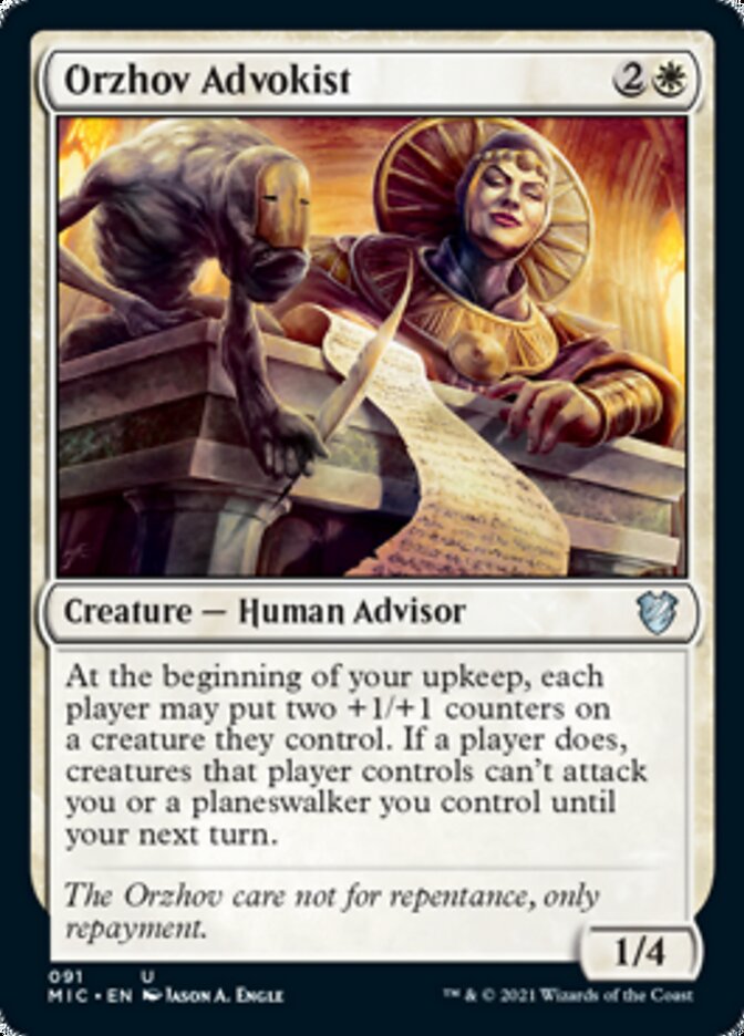 Orzhov Advokist [Innistrad: Midnight Hunt Commander] | Good Games Cannington