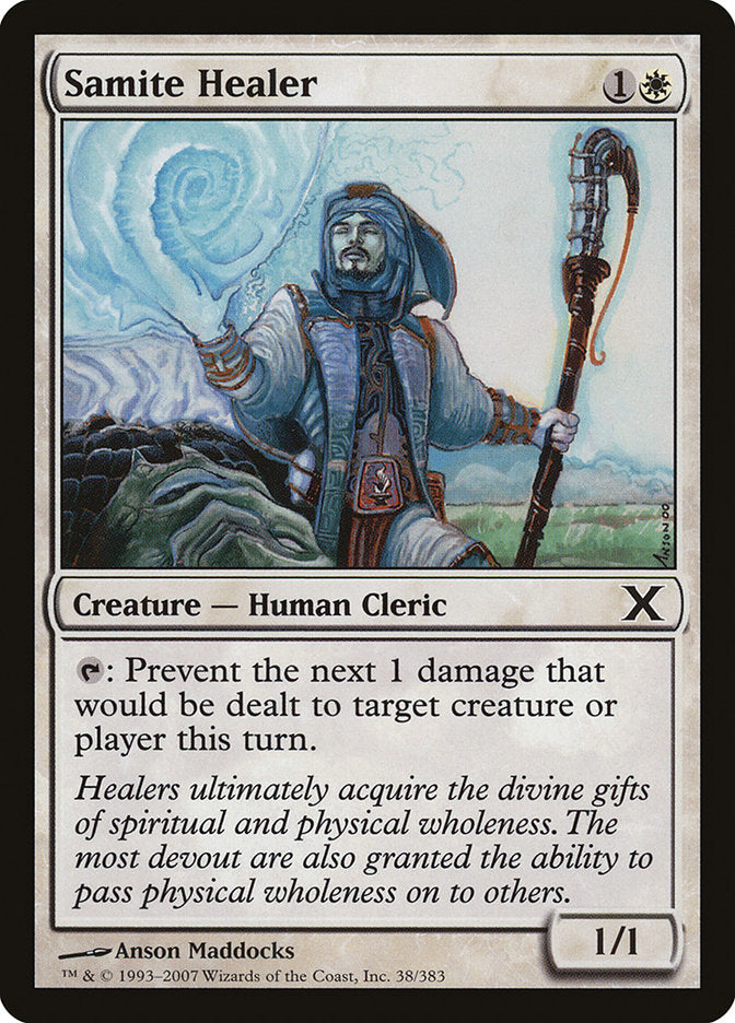 Samite Healer [Tenth Edition] | Good Games Cannington