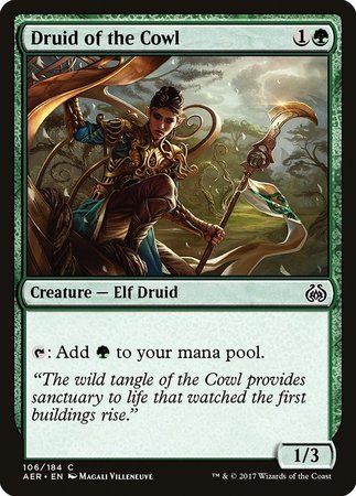 Druid of the Cowl [Aether Revolt] | Good Games Cannington
