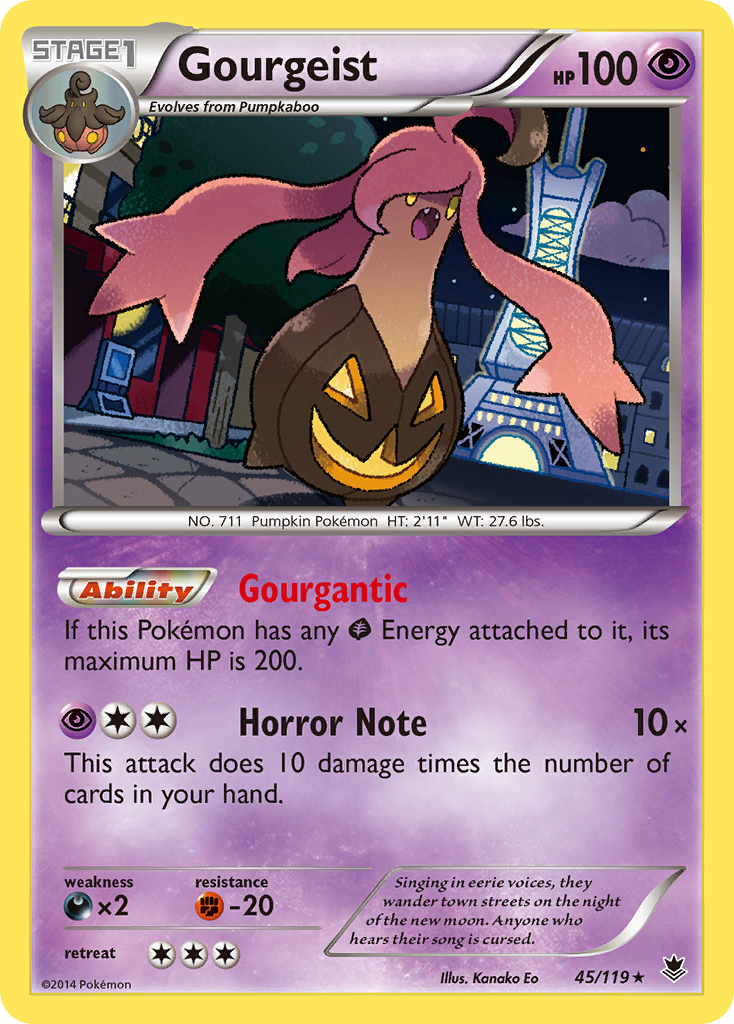 Gourgeist (45/119) [XY: Phantom Forces] | Good Games Cannington