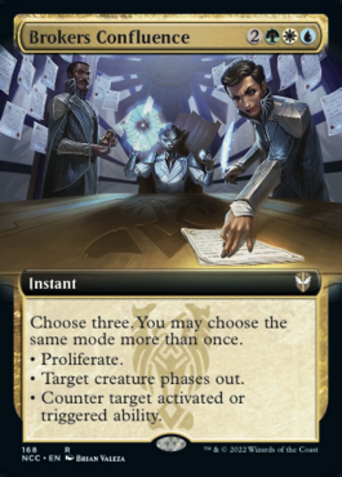 Brokers Confluence (Extended Art) [Streets of New Capenna Commander] | Good Games Cannington