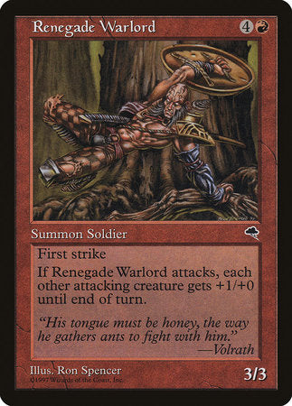 Renegade Warlord [Tempest] | Good Games Cannington