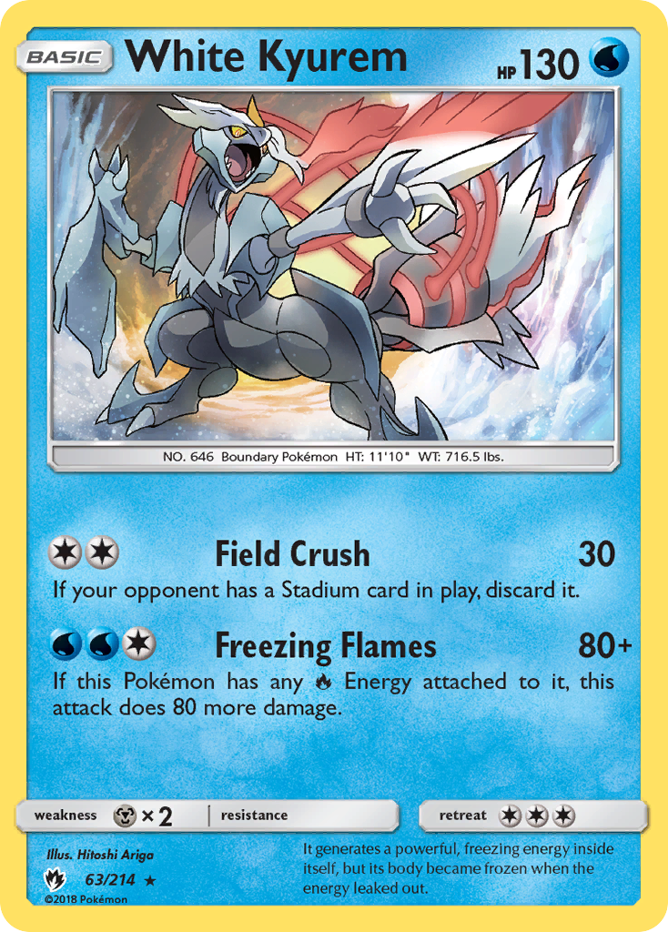 White Kyurem (63/214) [Sun & Moon: Lost Thunder] | Good Games Cannington