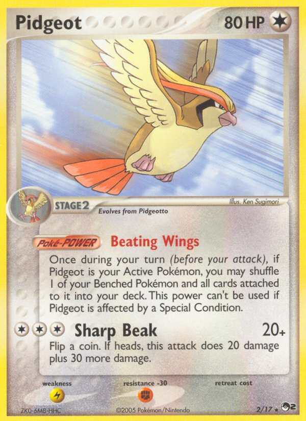 Pidgeot (2/17) [POP Series 2] | Good Games Cannington