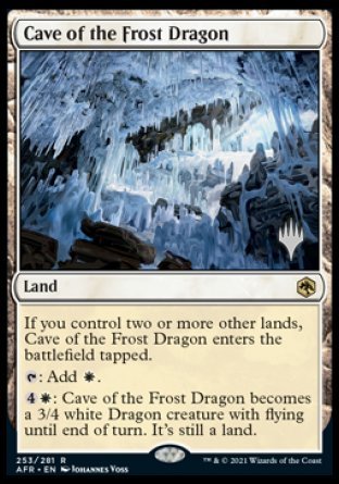 Cave of the Frost Dragon (Promo Pack) [Dungeons & Dragons: Adventures in the Forgotten Realms Promos] | Good Games Cannington
