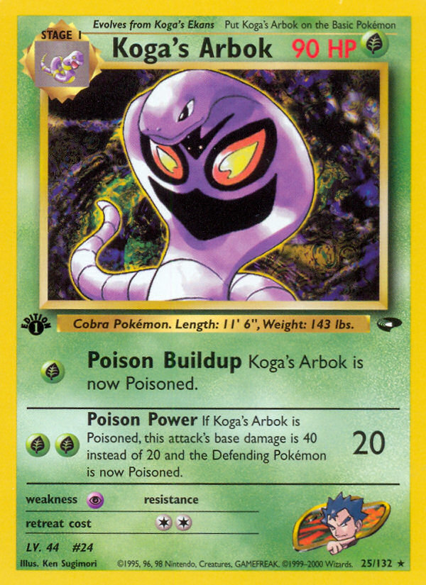 Koga's Arbok (25/132) [Gym Challenge 1st Edition] | Good Games Cannington